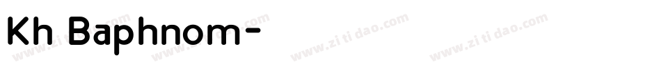 Kh Baphnom字体转换
